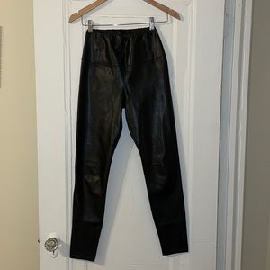 Aritzia Wilfred Free Daria Pant/Legging Faux Leather